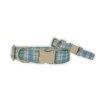 Seaside Plaid Classic Dog Collar