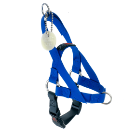 Freedom Dog Harness (Color: Blue, size: Small to 25 lbs.)
