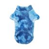 Blue Tie-Dye Soft Plush Dog Sweater Pullover