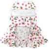 Floral Spring Dog Dress with Matching Leash