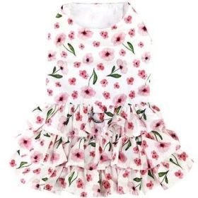 Floral Spring Dog Dress with Matching Leash (Option: X-Large)