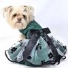 Green & Black Satin Dog Dress by Doggie Design