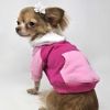 Pink on Pink Color-Block Dog Hoodie