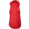 Red Waterproof Packable Dog Raincoat